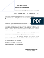 Nota 1 Solicitud de Postulacion Como Pasante1 Ines Rozze 2