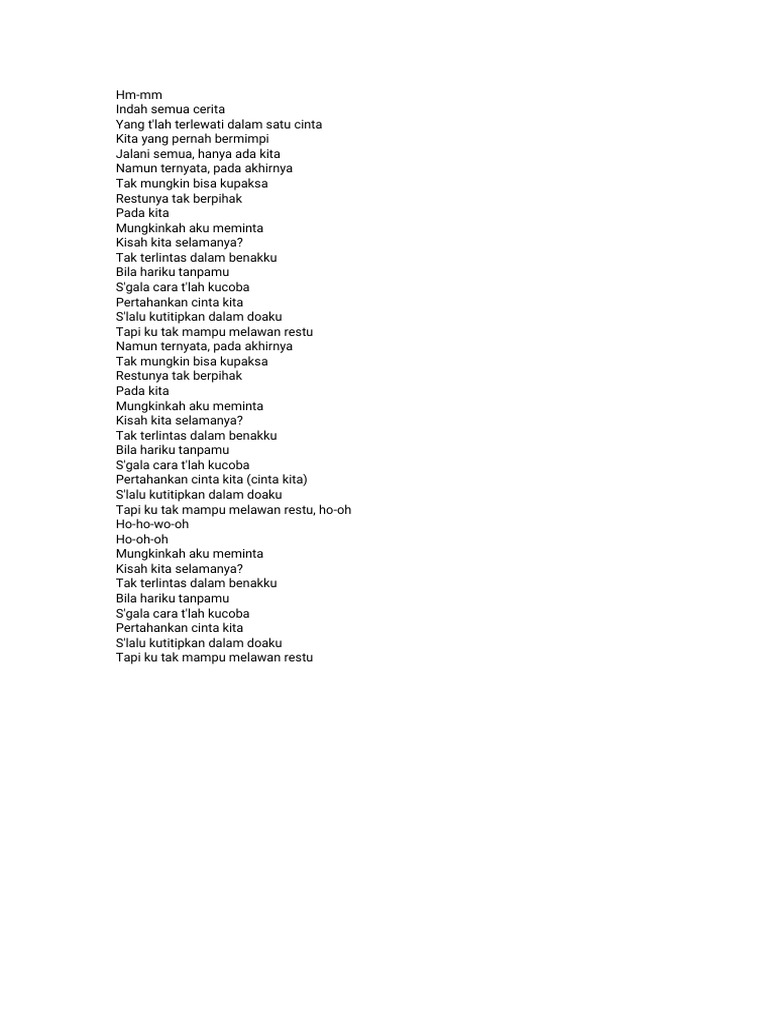 Melawan Restu PDF