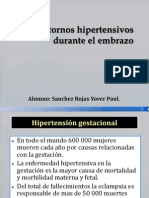 Trastornos Hipertensivos Durante El Embrazo