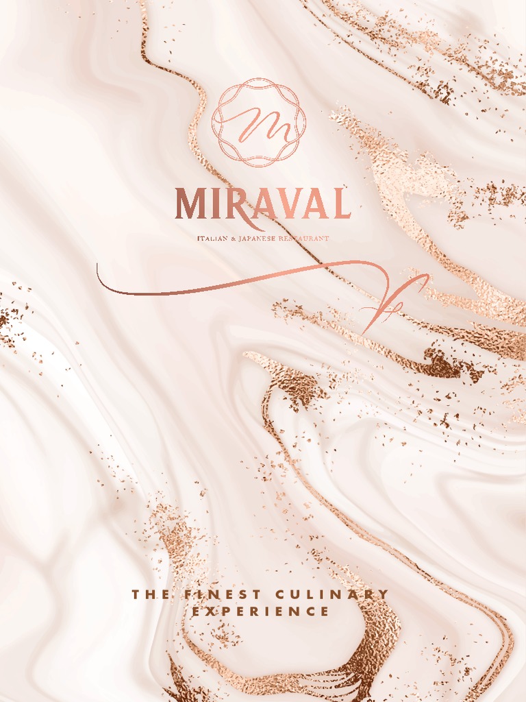 Miraval Meniu Mancare | PDF