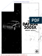Datsun 200sx 1980 Service Manual