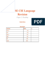 Paper 1 Language Revision Guide