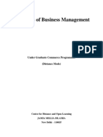 BCIBF-102 Principles of Business Management
