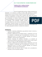 1° y 2° Ciclo - Numeración y Operaciones Con Números Naturales.