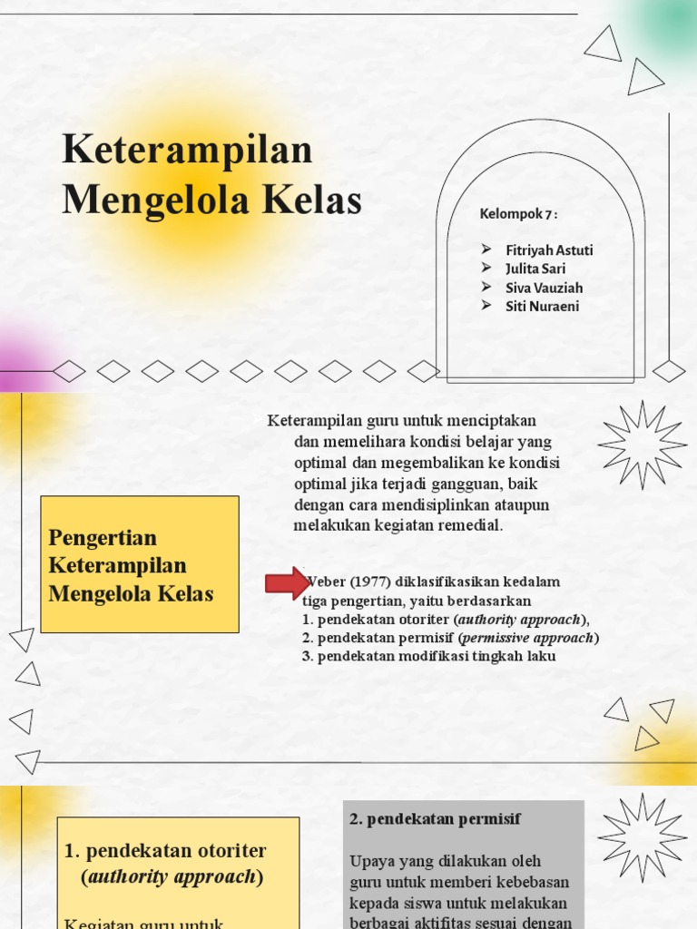 Keterampilan Mengelola Kelas Efektif | PDF