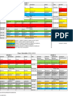 Class Schedule 2022-2023