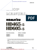 Komatsu Hd465 Hd605 5 Shop Manual