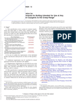 Common Requirements For Bolting Intended For Use at Any Temperature From Cryogenic To The Creep Range