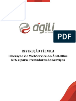 Instrução Técnica - Liberação Do WebService Do ÁGILIBlue NFS-e para Prestadores de Serviços