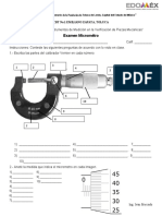 Examen Micrometro