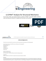 LS DYNA Analysis For Structural Mechanics Partial Note Set 2022