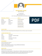 Nguyen Nhat Quang CV