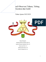 Laporan Hasil Observasi Tahura Taman Hutan Lindung Dan Cartil