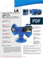 METACOL - Valvula de Admision y Expulsion de Aire - AWWA C-512