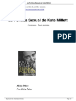 La Política Sexual de Kate Millet - Alicia Puleo