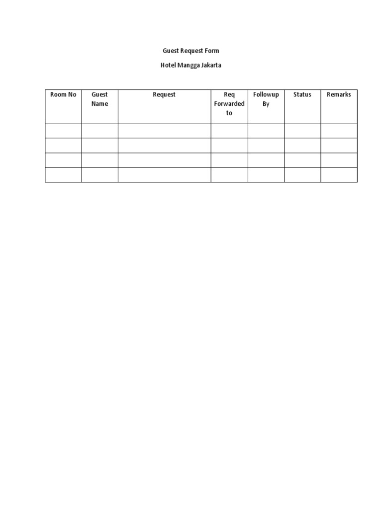 Guest Request Form PDF