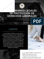 Mecanismos Legales de Protección de Derechos Laborales