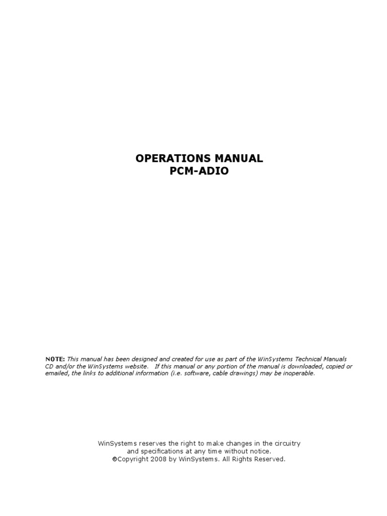 PC104 Acquisiton Board User Manual PDF Computer Engineering Computing
