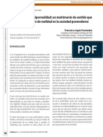 La Publicidad y La Hiperrealidad: Un Matrimonio de Sentido Que Genera Un Simulacro de Realidad en La Sociedad Posmoderna