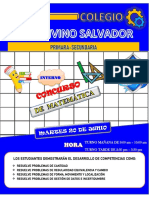 Concurso de Matemática 1277 Divino Salvador