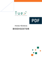 Ficha Técnica Biodigestor