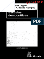 APPLE, M. W. & BEANE, J. A. (Comps.) - Escuelas Democráticas (OCR) (Por Ganz1912)