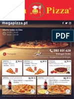 MeGa Pizza Menu Português
