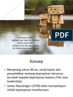 Teori Kepimpinan Transformasi