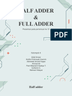 Kelompok 4 - Half Adder & Full Adder