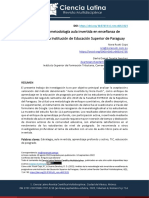 Análisis de La Metodología Aula Invertida en Enseñanza de Posgrado en Una Institución de Educación Superior de Paraguay