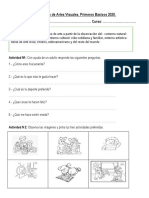 Actividades de Artes Visuales N°1Lineas