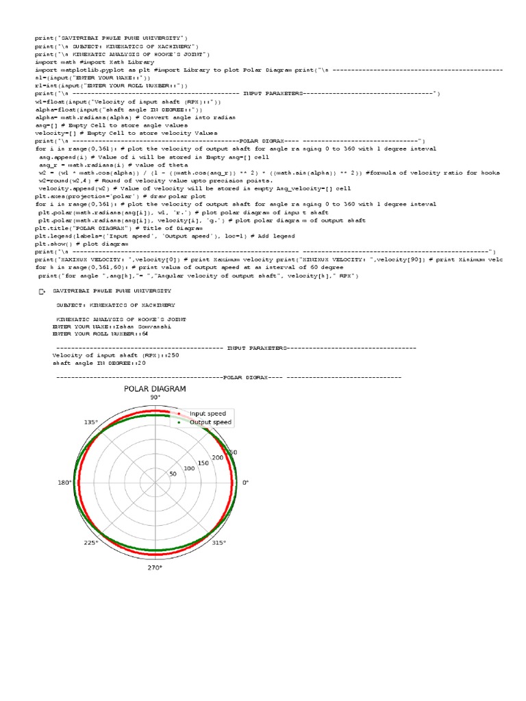 Hook joint pdf quantity physical quantities