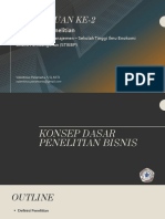 Konsep Dasar Penelitian Bisnis - Metodologi Penelitian