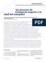 Estudio de Procesdos de Incapacidad Temporal Respecto A La Edad Del Trabajador