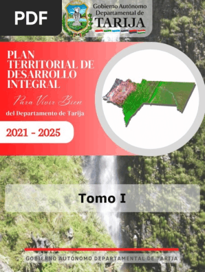Plan Territorial de Desarrollo Integral Tarija PDF  