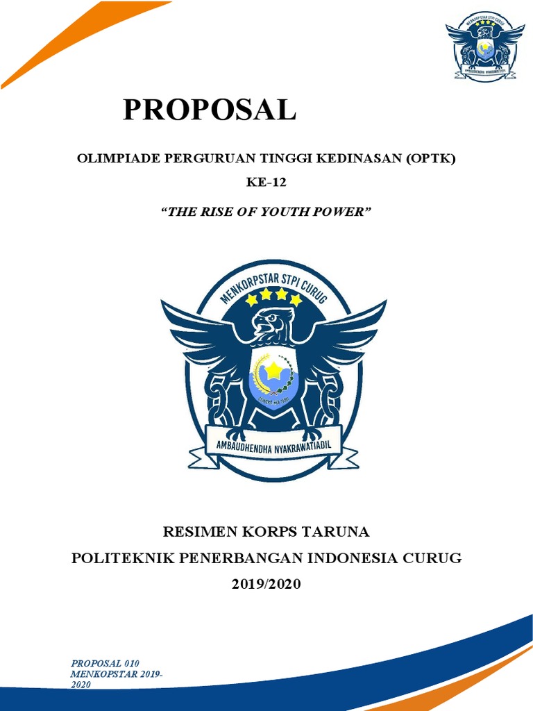 Proposal OPTK ke-12 PPI Curug 2020 | PDF