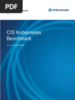 CIS Kubernetes Benchmark v1.7.0 PDF