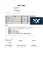 Format Berita Acara Absen Manual EDI