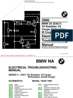 BMW z3 M Roadster z3 M Coupe 2000 Electrical Troubleshooting Manual