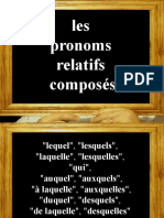 Les Pronoms Relatifs Composes Exercice Grammatical Feuille Dexercices 87262