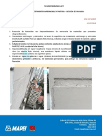001-018-02303 Impermeabilizacion y Pintado - Seccion de Fachada - PH Mediterraneo Loft