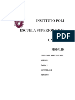 Unidad 2 Actividad 2 Costo de Adquisición Depreciaciones