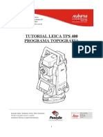 Tutorial TPS400 Programa Topografia