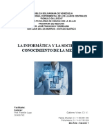 La Sociedad Del Conocimiento y El Campo de La Medicina