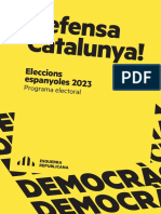 Programa Electoral ERC 23-J