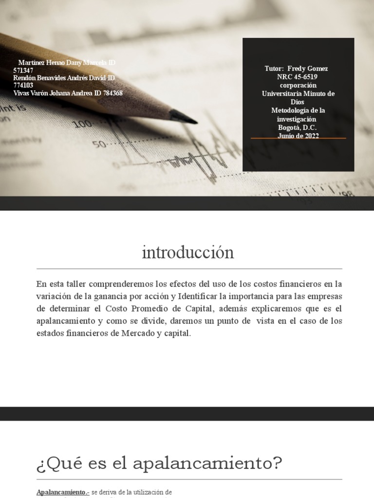 Efectos del Apalancamiento Financiero | PDF | Apalancamiento (Finanzas ...