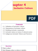 Chapter 4 - Promoting Inclusive Culture