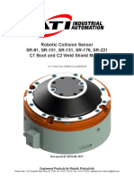 Robotic Collision Sensor SR 81, SR 101, SR 131, SR 176, SR 221 C1 Boot and C2 Weld Shield Manual
