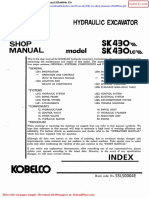 Kobelco Sk430 III Sk430lc III Shop Manual S5ls0004e GB
