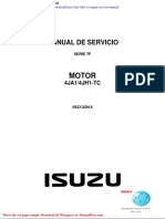 Isuzu 4ja1 4jh1 TC Engine Service Manual